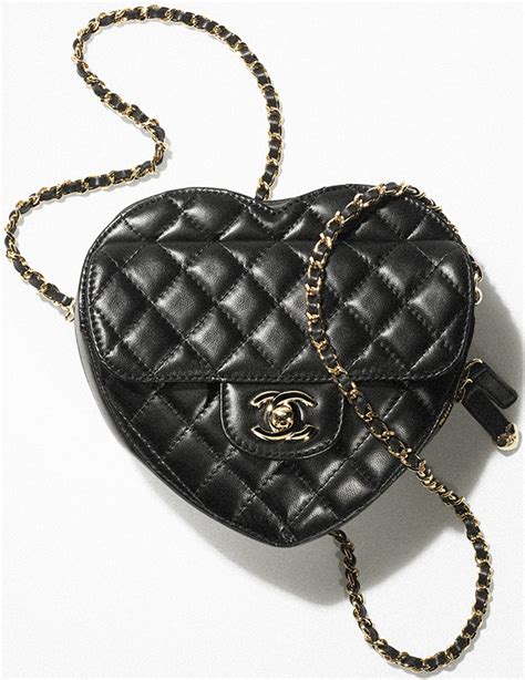 chanel heart bag gold|chanel twin heart bag.